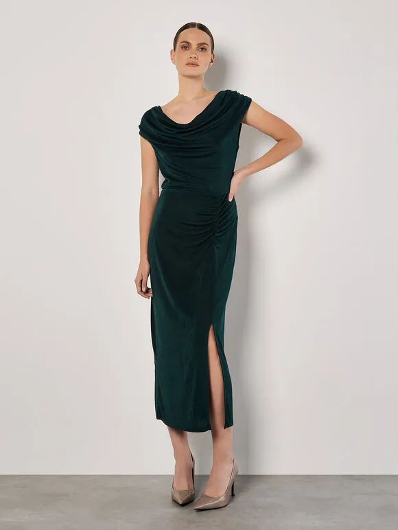 Wicked Shiny Ruched Dress