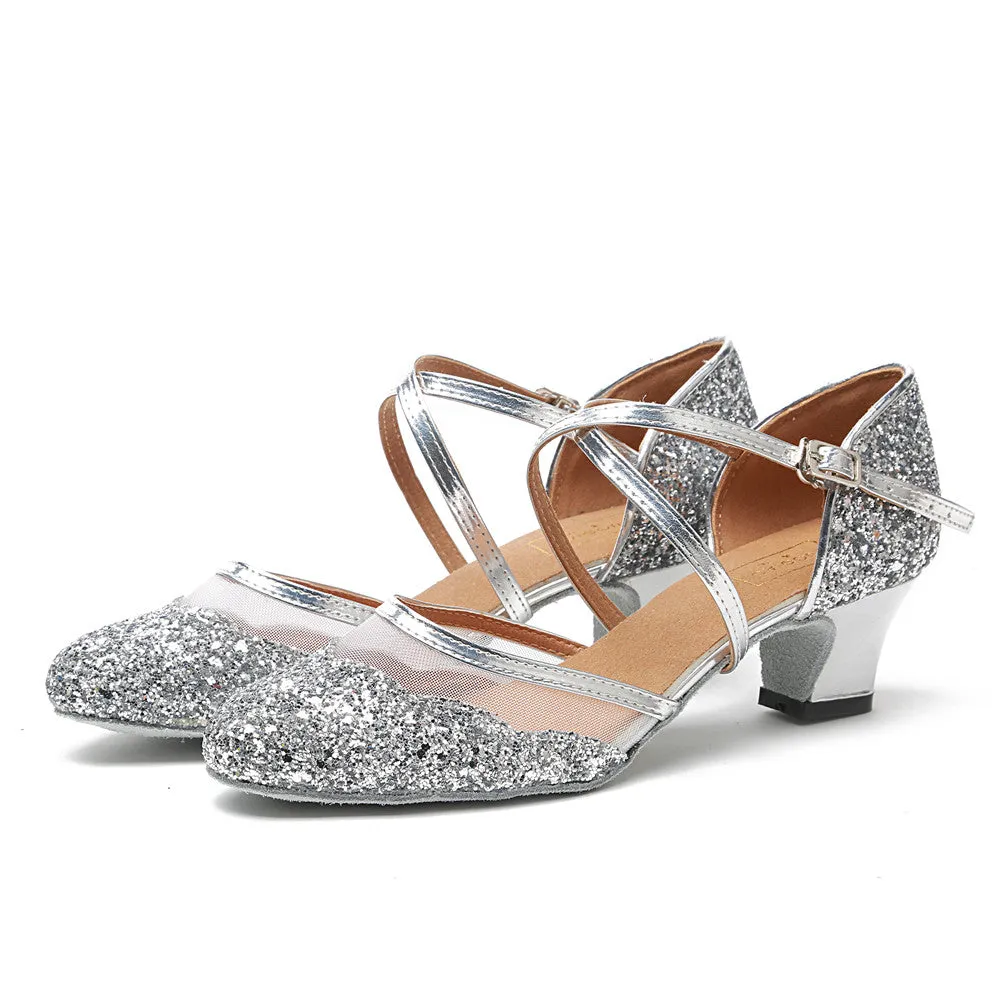 Women's Ballroom Latin Dance Shoes Professional Party Performance